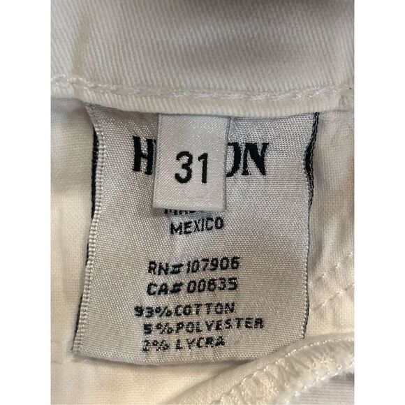 HUDSON Midrise NICO Super Skinny Ankle Jeans White 31 nwt (4538) - Picture 7 of 8